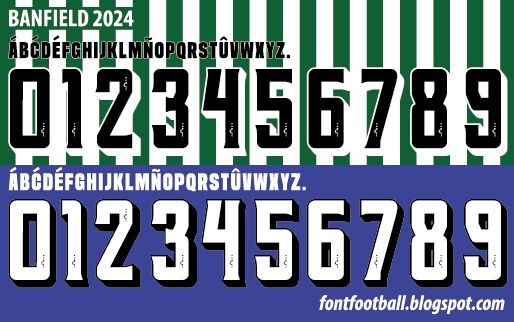 Font Vector Banfield 2024 kit