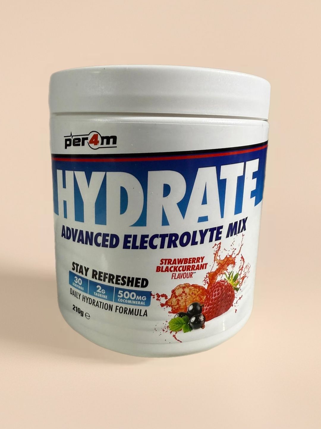 PER4M ADVANCED ELECTROLYTE MIX 210G - STRAWBERRY BLACKCURRANT