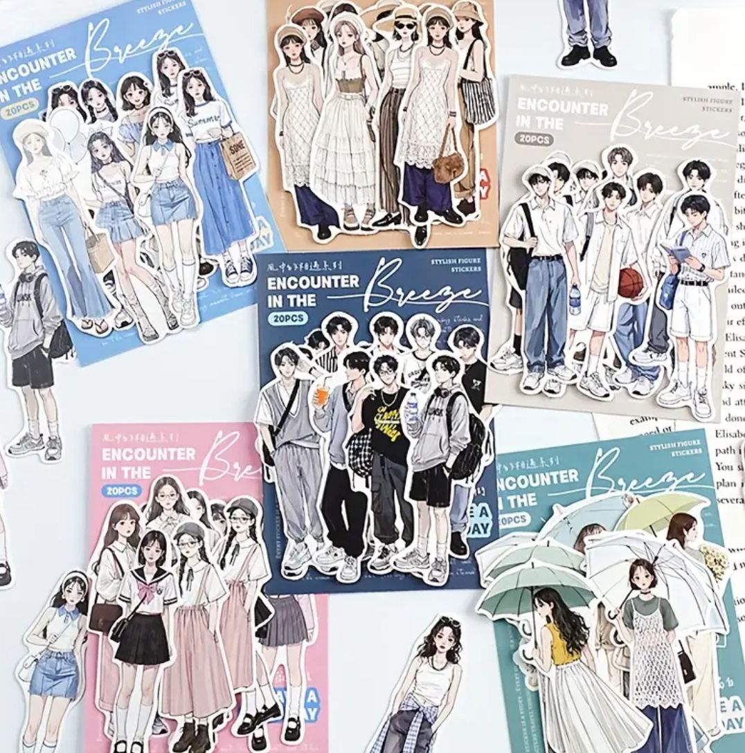 20pcs Girly stickers - random pick 