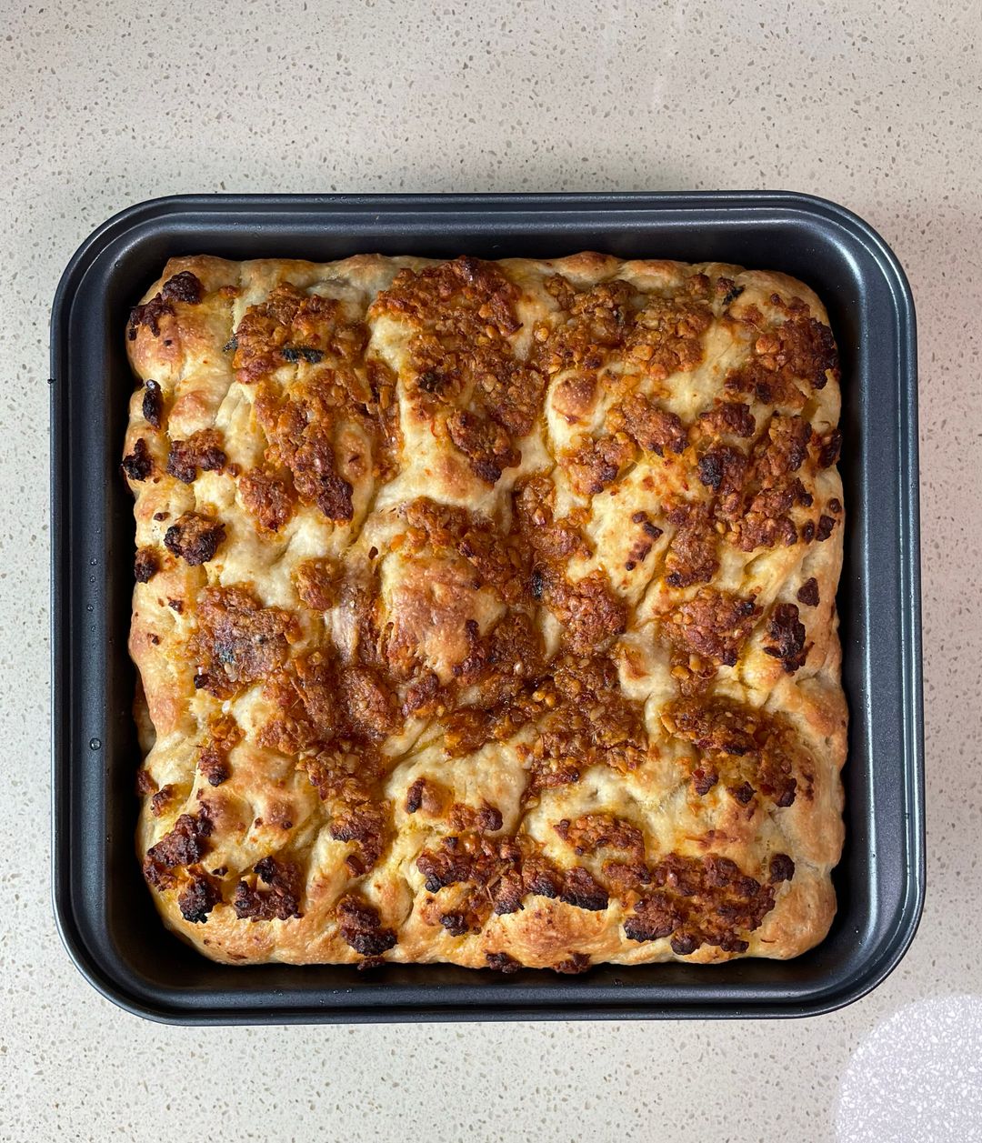 SG60 special - Satay Sauce (homemade & vegan) Focaccia