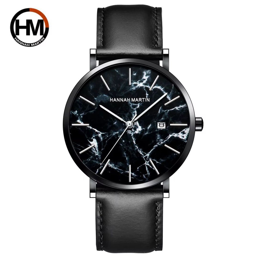 Montre Hannah Martin 1215 Cuir Noir