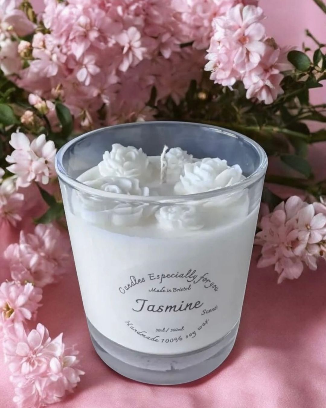 Jasmine scented candle