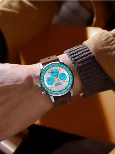 Montre Cuir Vintage Homme