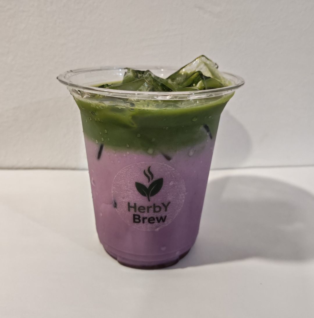 Iced Acai Berry Matcha Latte