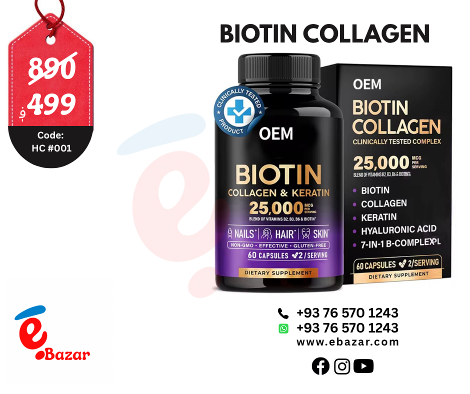 Biotin Collagen Keratin Capsules 