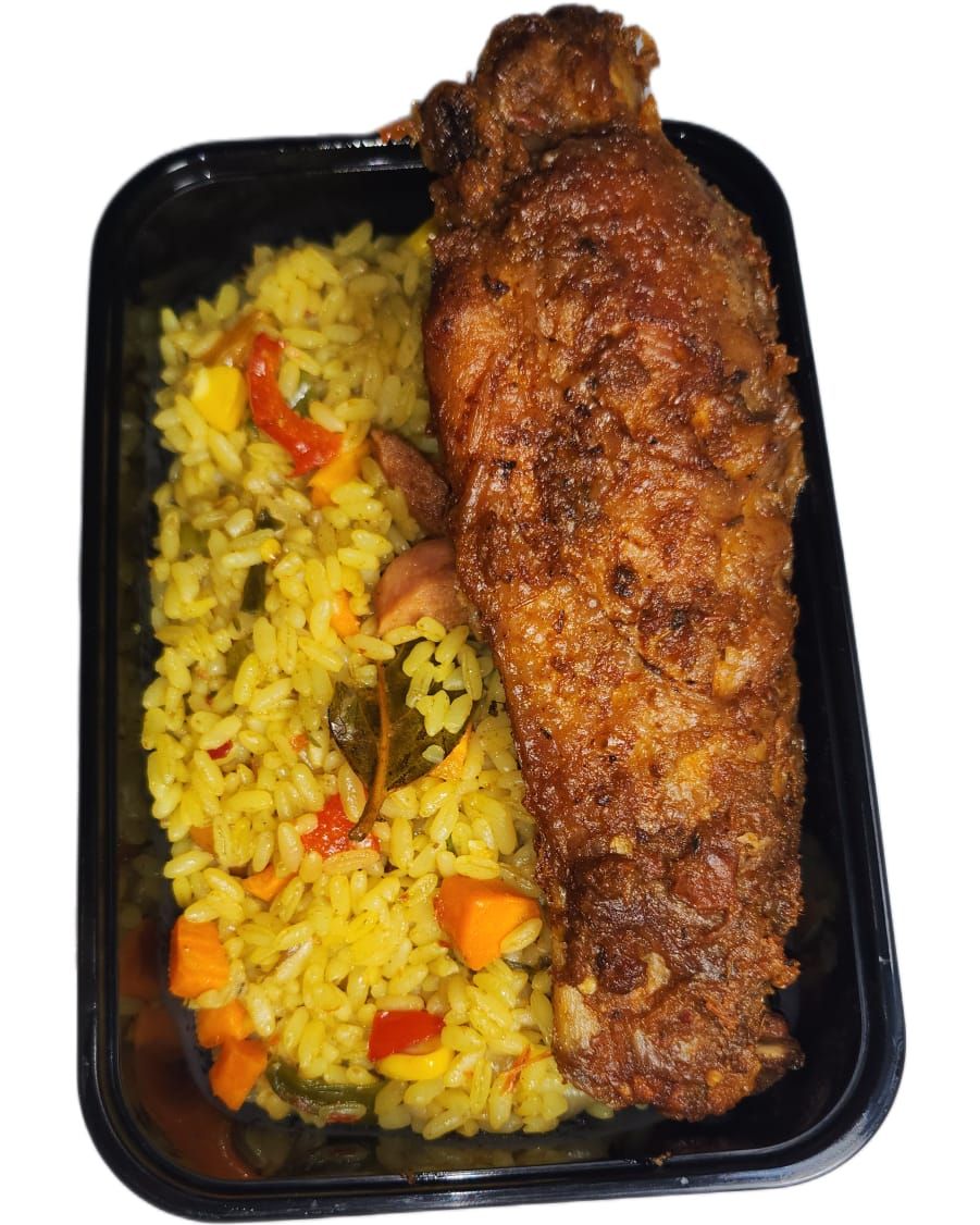 Get our 4-portion fried rice with: Big Turkey