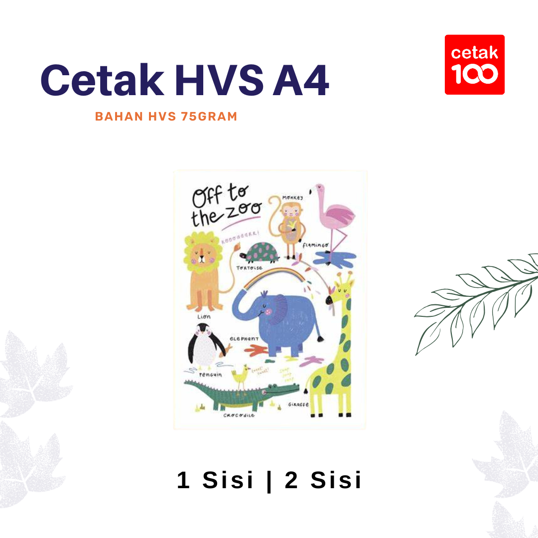 Cetak Dokumen HVS A4