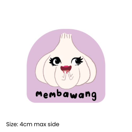 Membawang Waterproof Sticker