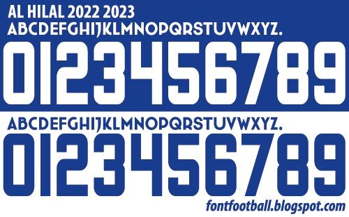 Font Vector AL Hilal FC 2022 2023 kit