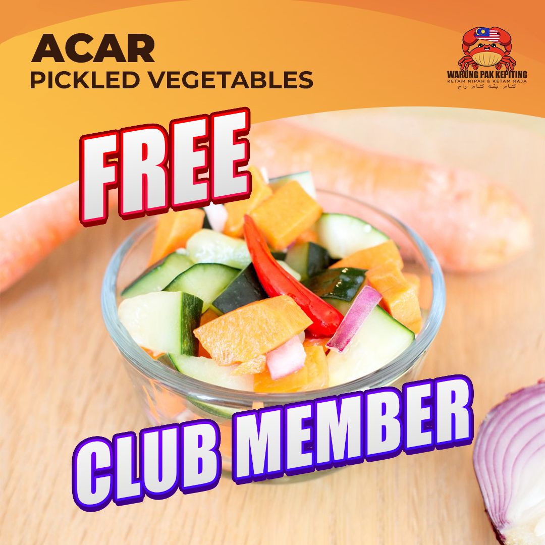 【FREE】Acar | Pickled Vegetables | CLUB MEMBERS ONLY