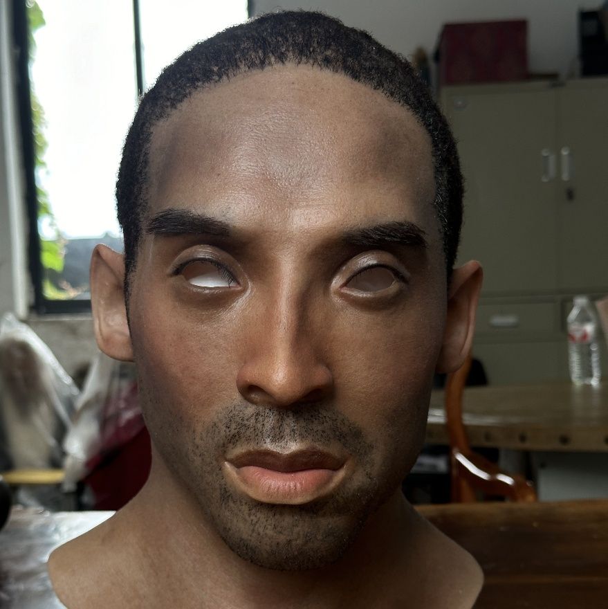 Kobe Bryant Silicone Mask Headgear Simulation Face Mask