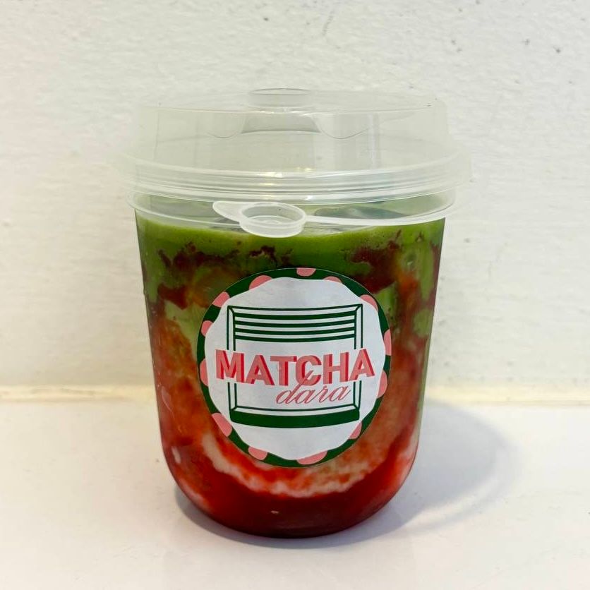 strawberry matcha