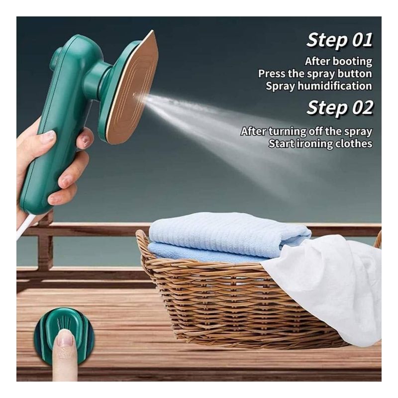 Mini steam iron