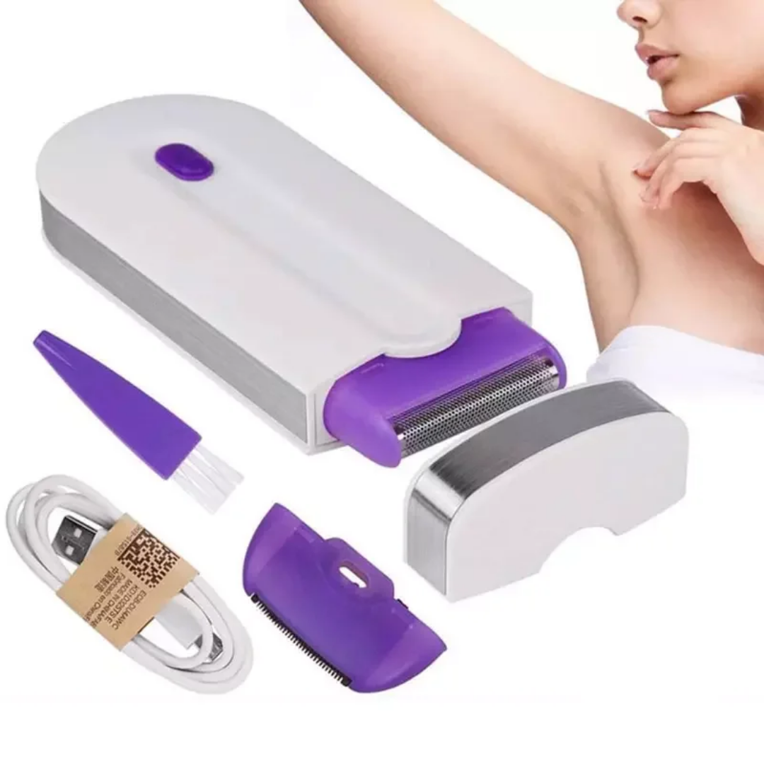 Rechargeable epilator hair removal kit laser touch - hair removal devise women body, face and legs