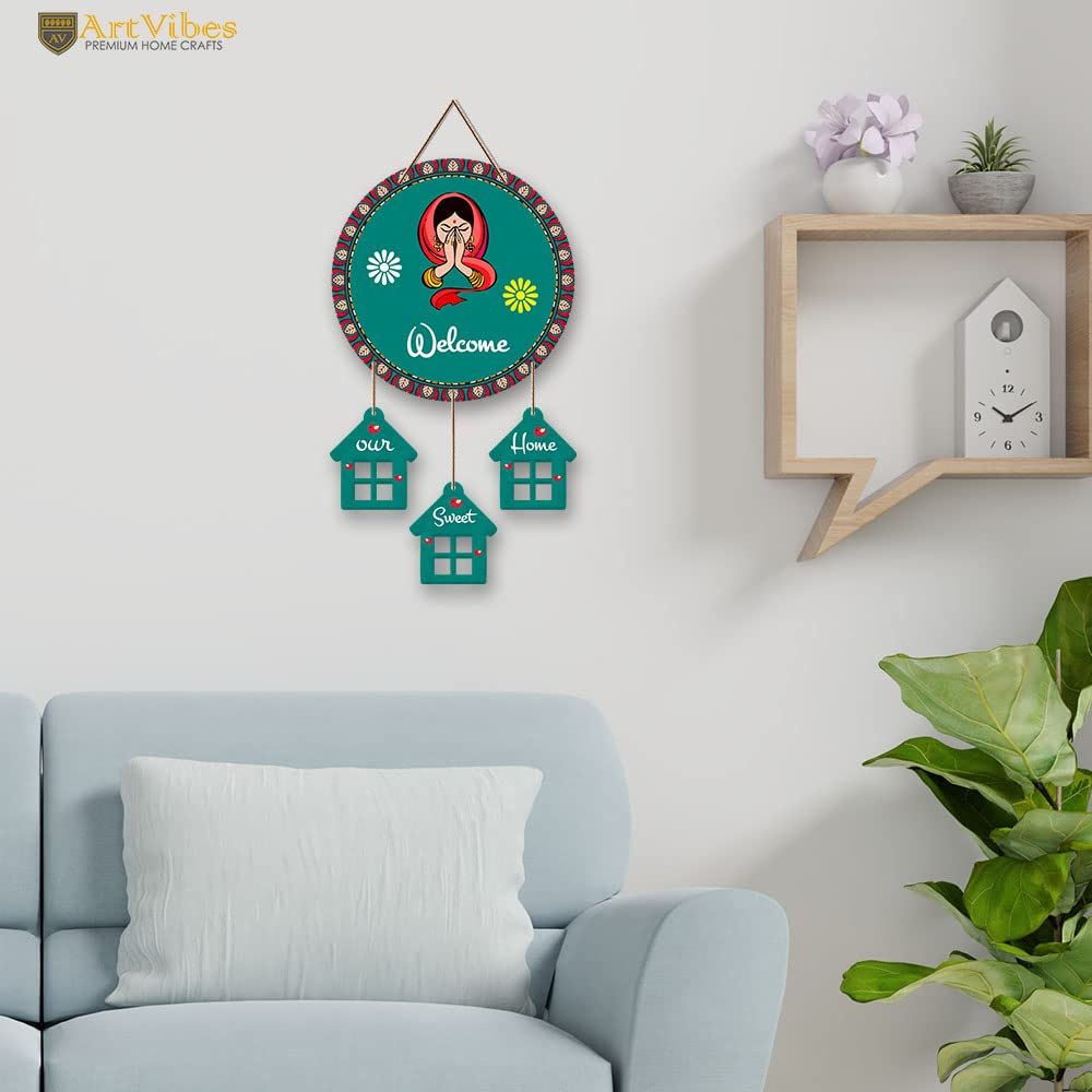 WELCOME WOODEN HANGING