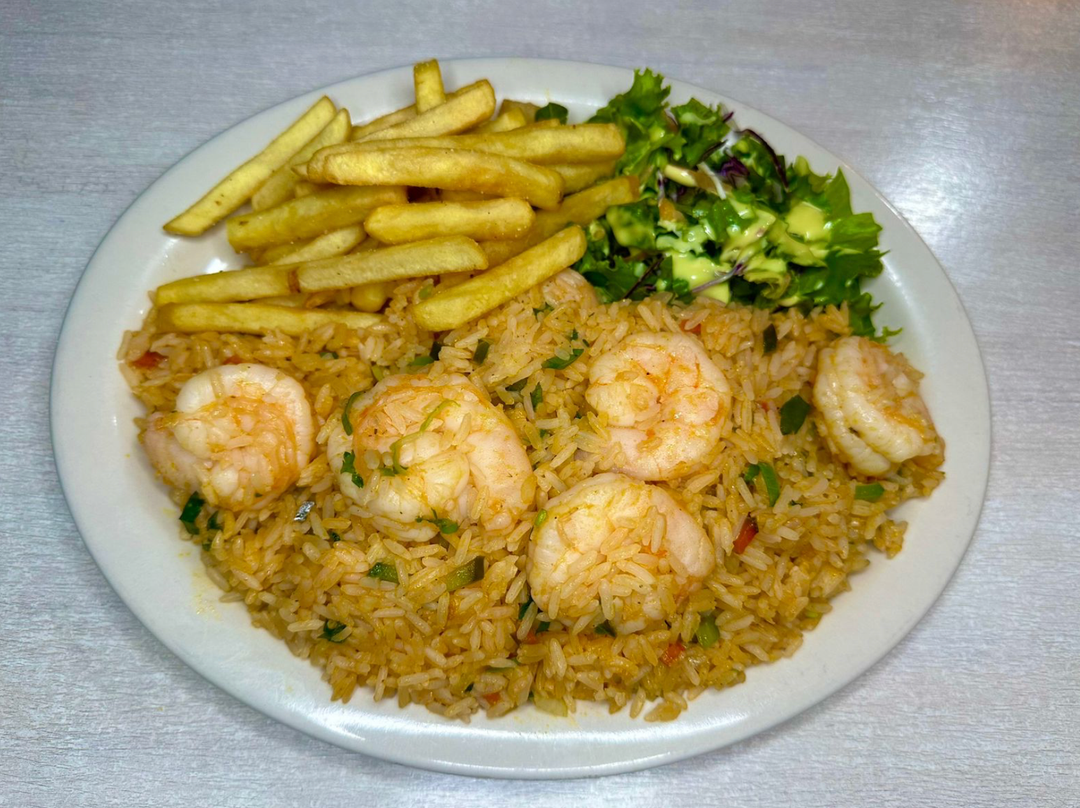 Arroz con camarones
