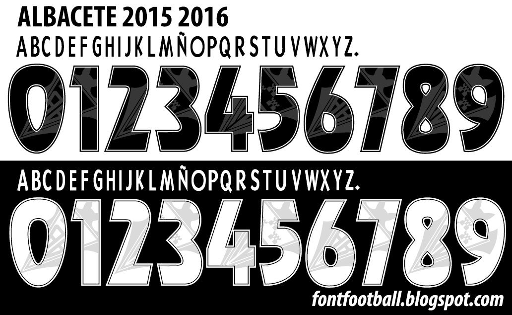 Font Vector Albacete 2015 2016 kit