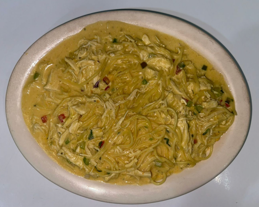 Spaghetti con pollo