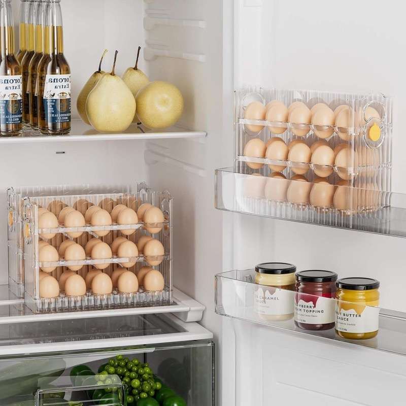 30-Egg Fridge Tray | منظّم للبيض بالبرّاد – ٣٠ بيضة