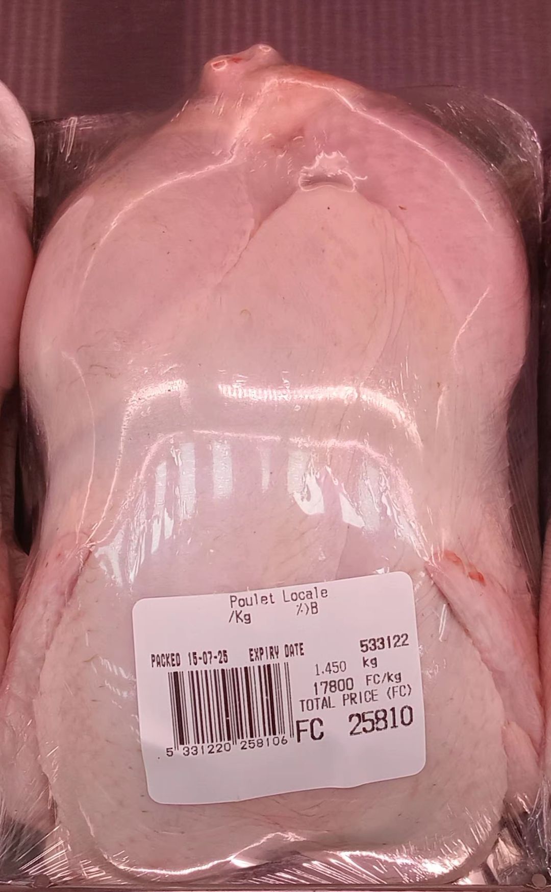 Poulet Locale 1.450kg