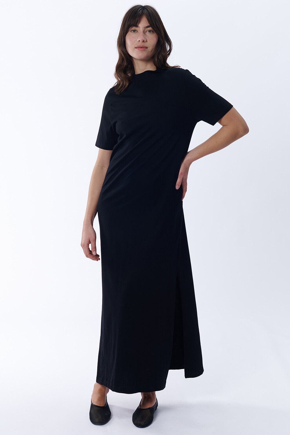 Polivestido de hilo Negro Talla L
