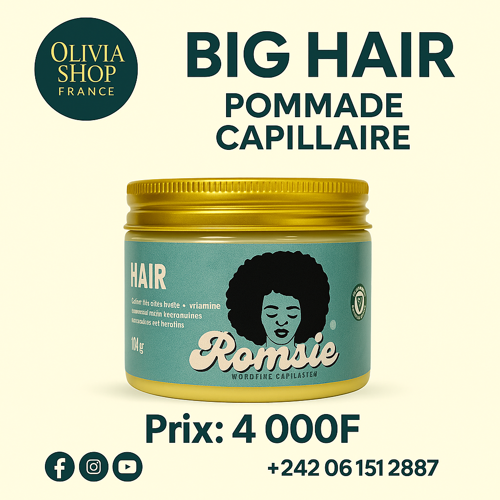 BIG HAIR ROMSIE POMMADE POT DE 100G