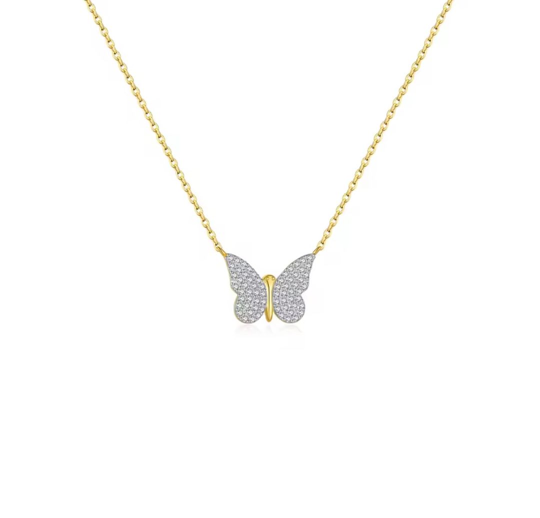 Butterfly chain necklace 