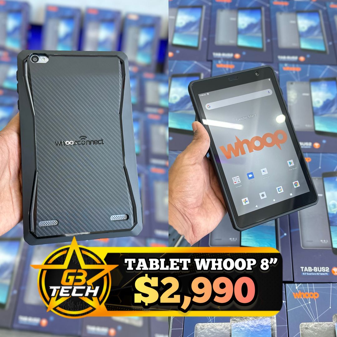 TABLET WHOOP 8” 32GB NUEVA 