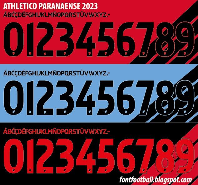 Font Vector Athletico Paranaense 2023 kit