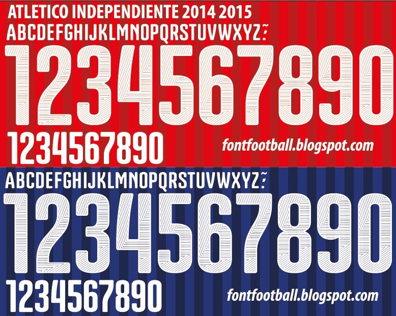 Font Vector Atletico Independiente 2014 2015 kit