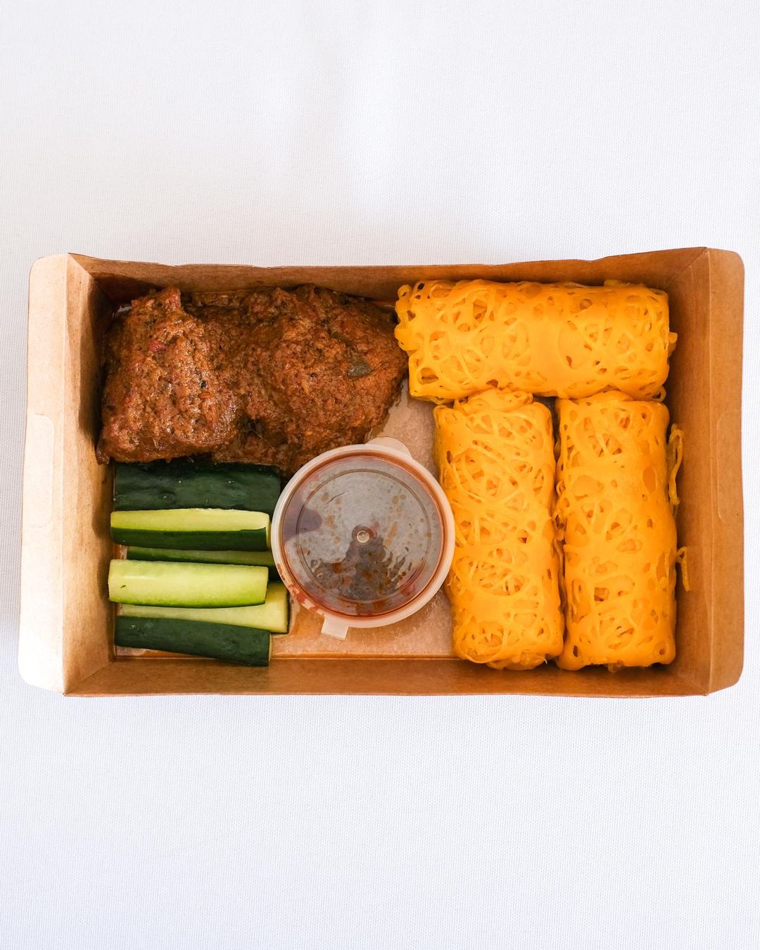 Roti Kirai & Beef Rendang