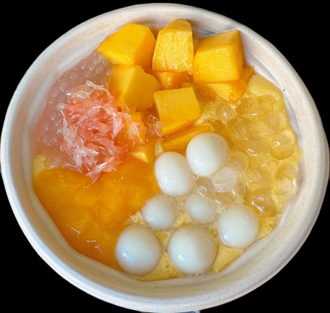 Yum Mango Sago Bowl + Sticky Rice Ball 