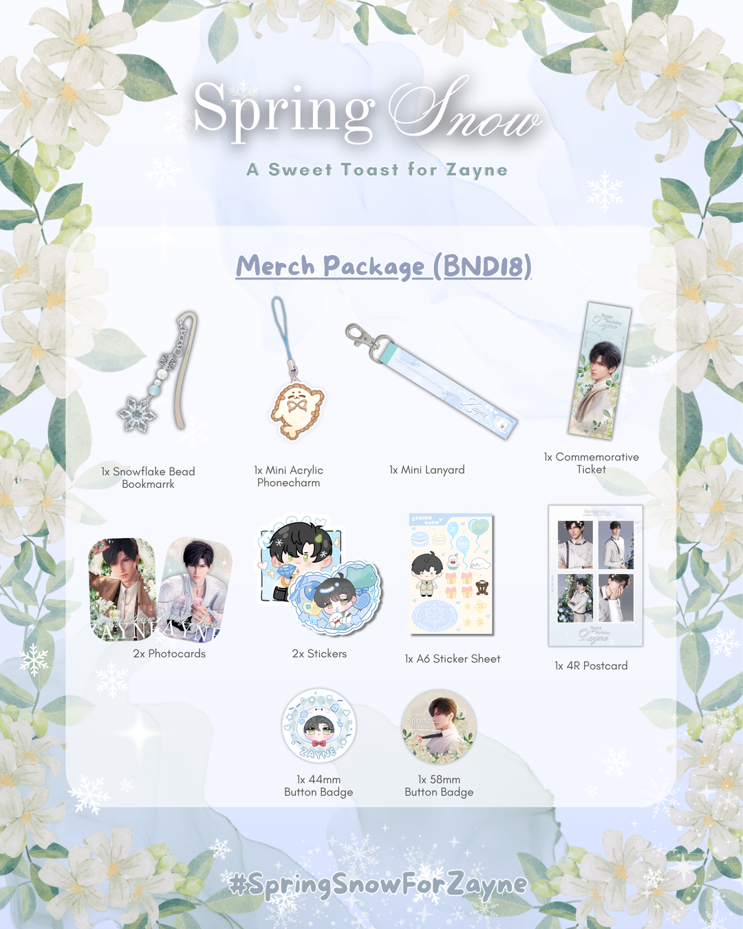 Birthday Merch Package