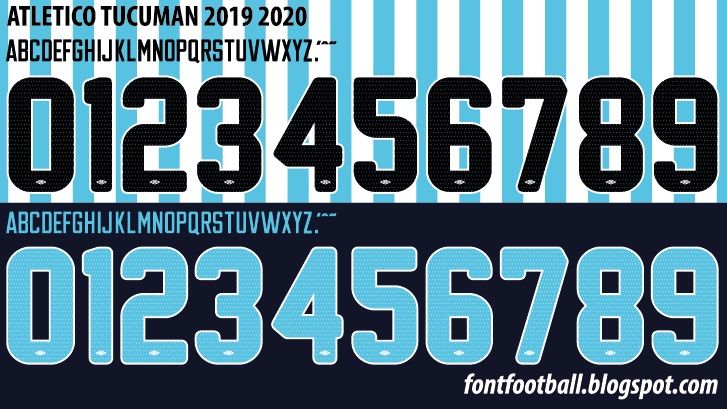 Font Vector Atletico Tucuman 2019 2020 kit