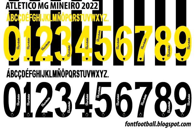 Font Vector Atlético MG Mineiro 2022 kit
