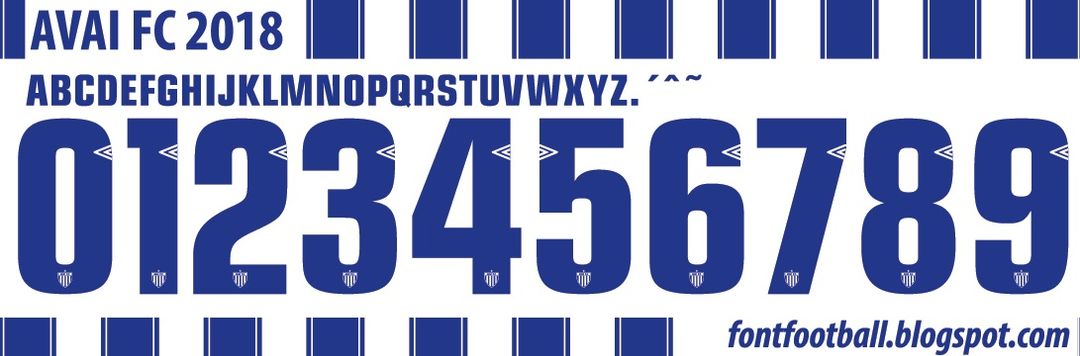 Font Vector Avaí FC 2018 kit