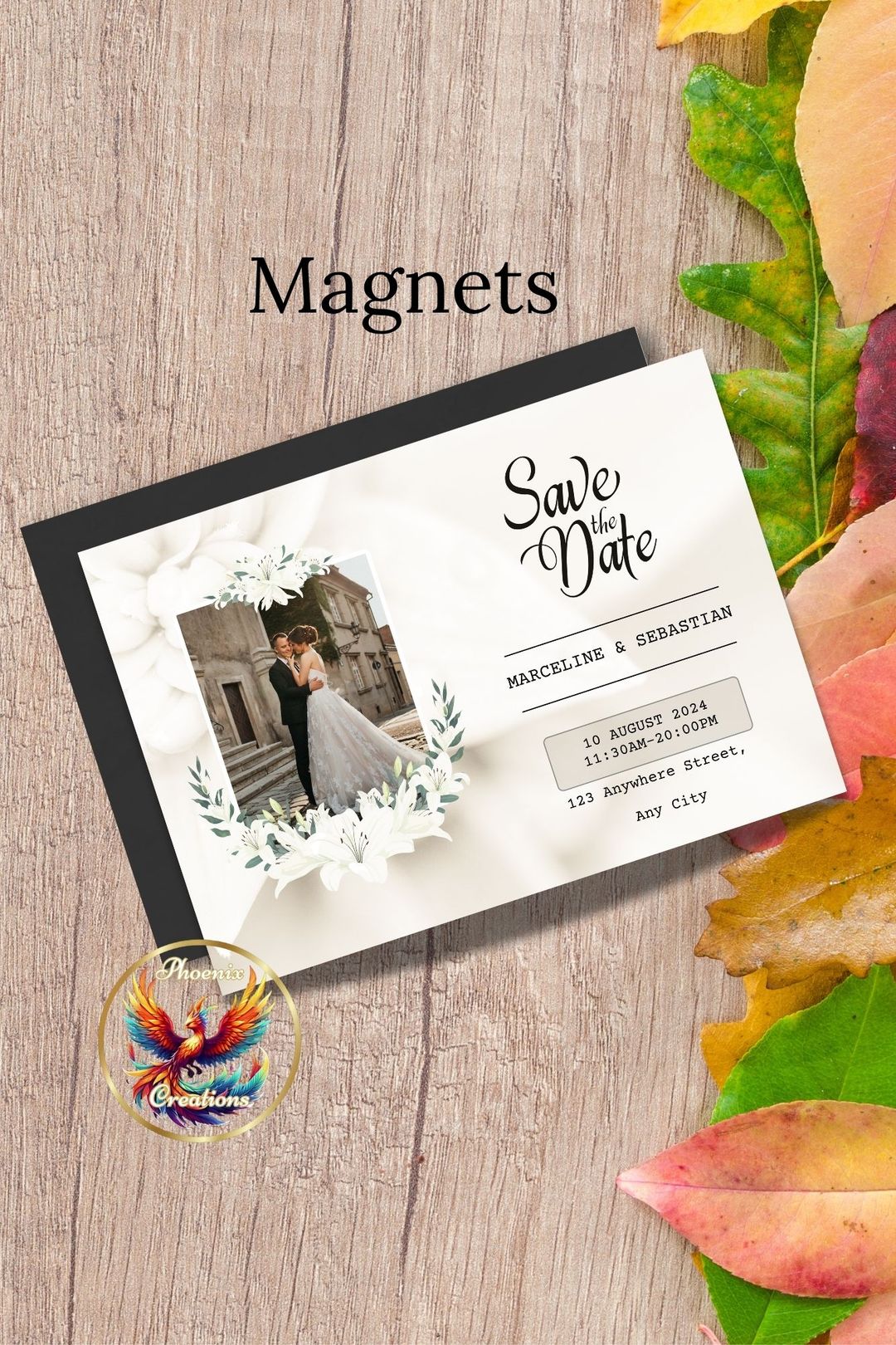 Save The Date Magnets - Small - 6.9cm x 8.89cm