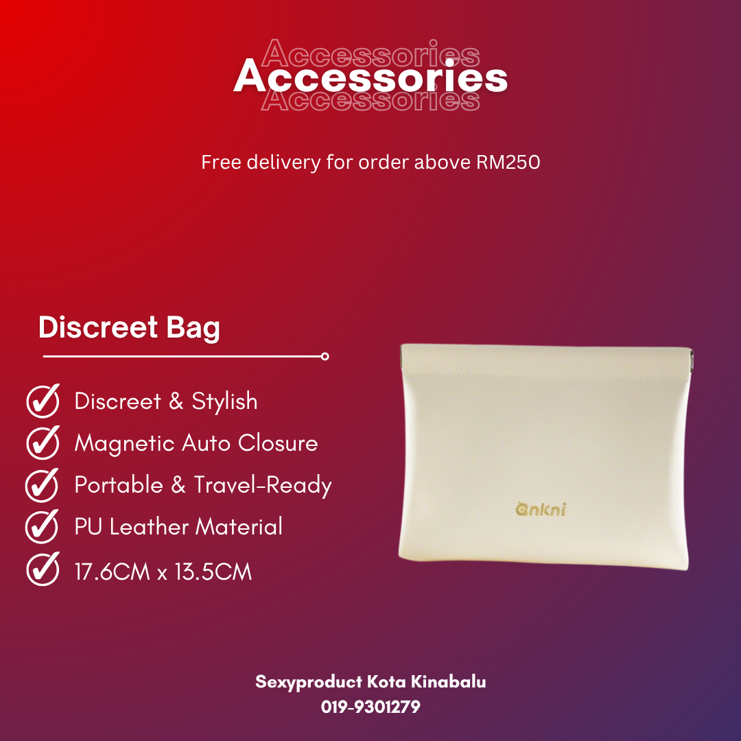 DiscreetMag PU Toy Storage Pouch – Auto-Seal