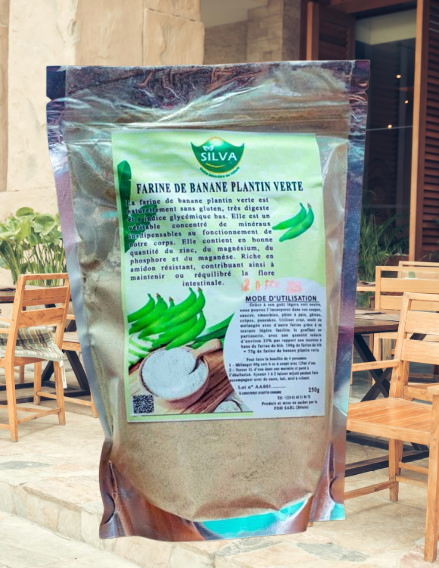  FARINE DE BANANE PLANTAIN VERTE SILVA – Nutrition Haute Valeur