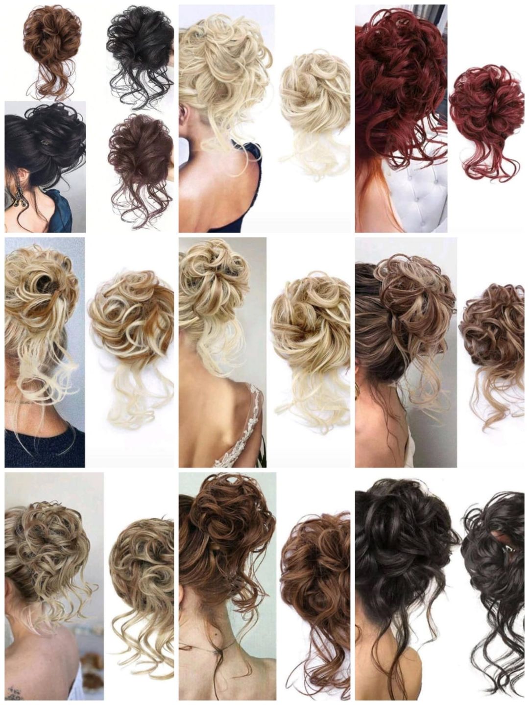 Hair Scrunch Bun Extention