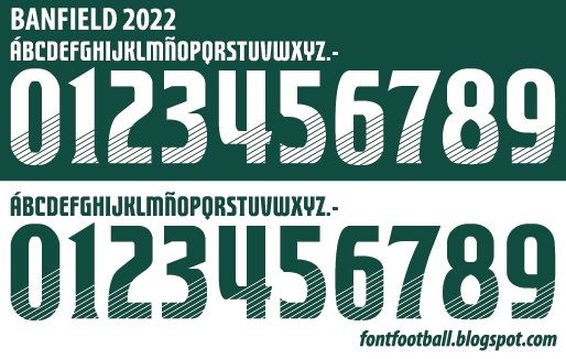 Font Vector Banfield 2022 kit