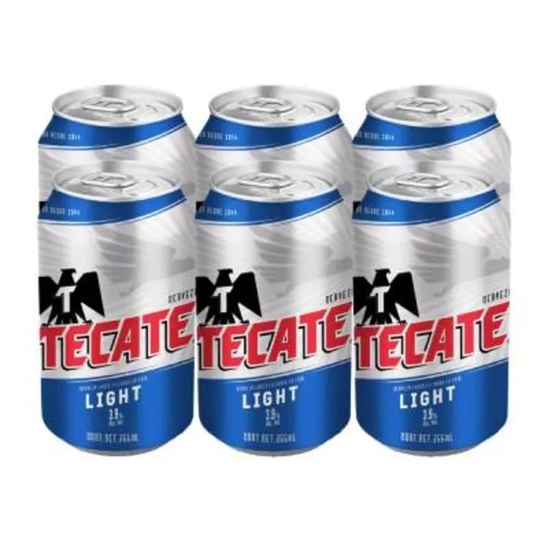 Cerveza Lata Light Tecate 6.0 Pack