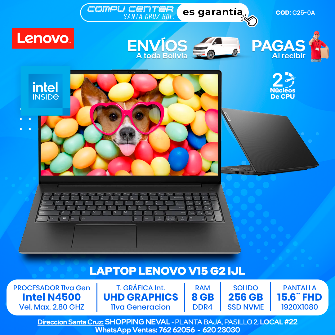 LENOVO V15 G2 IJL / N4500 11Va Generación