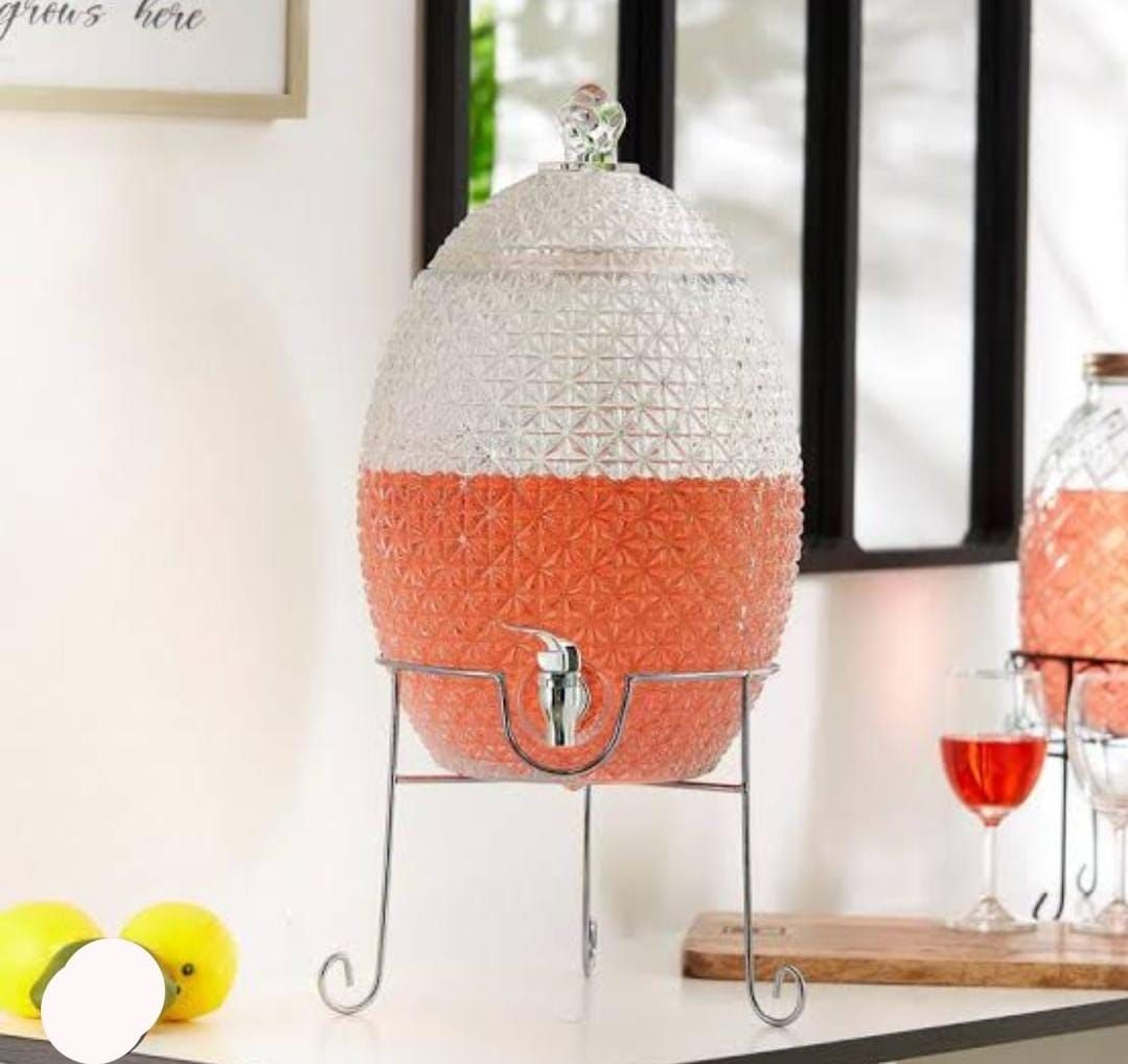 Glass Dispenser with Stand