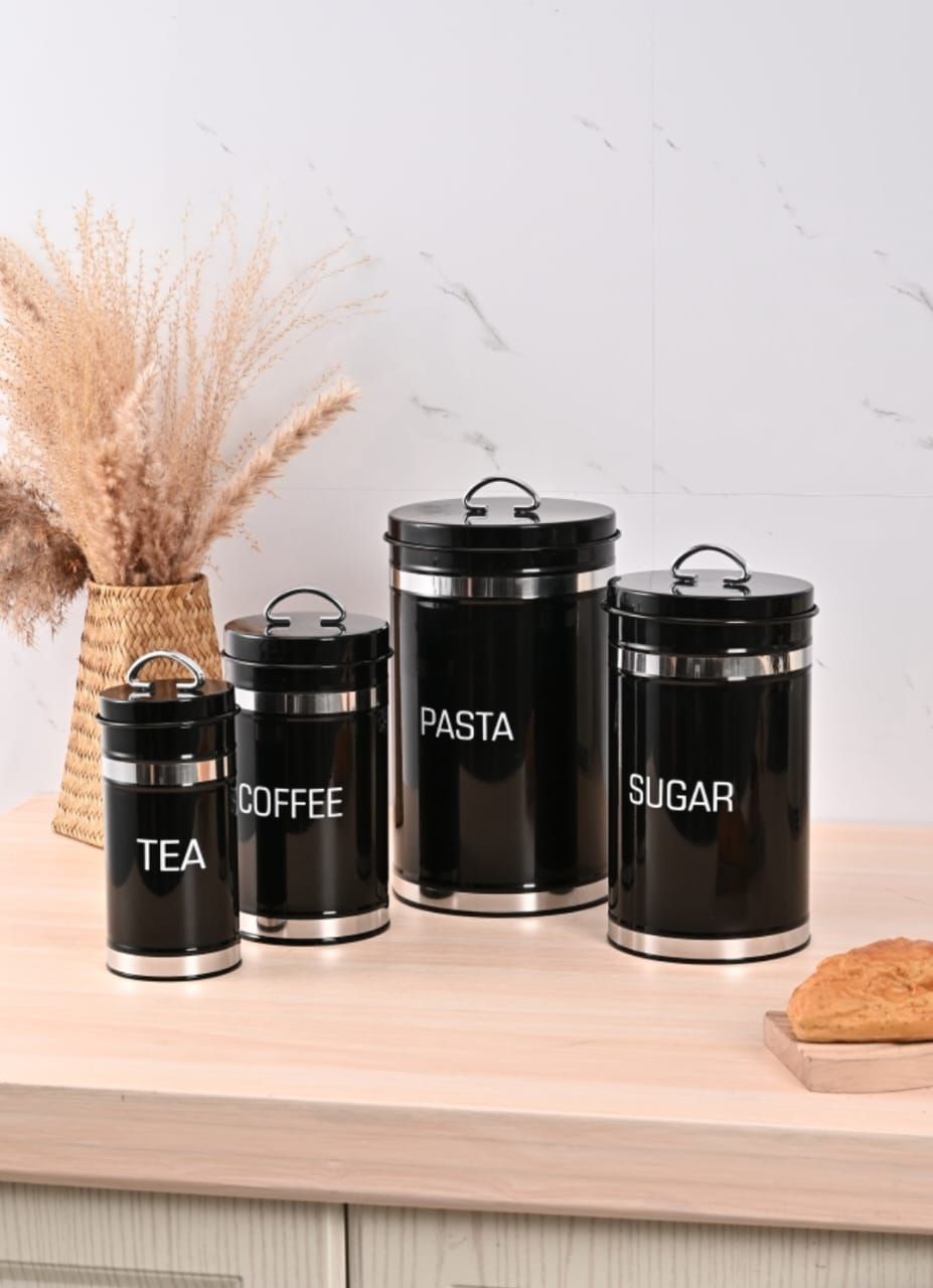 4 Piece Storage Canister Set