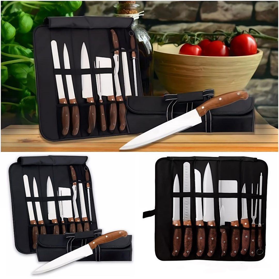 Knife Set With Carry Bag
