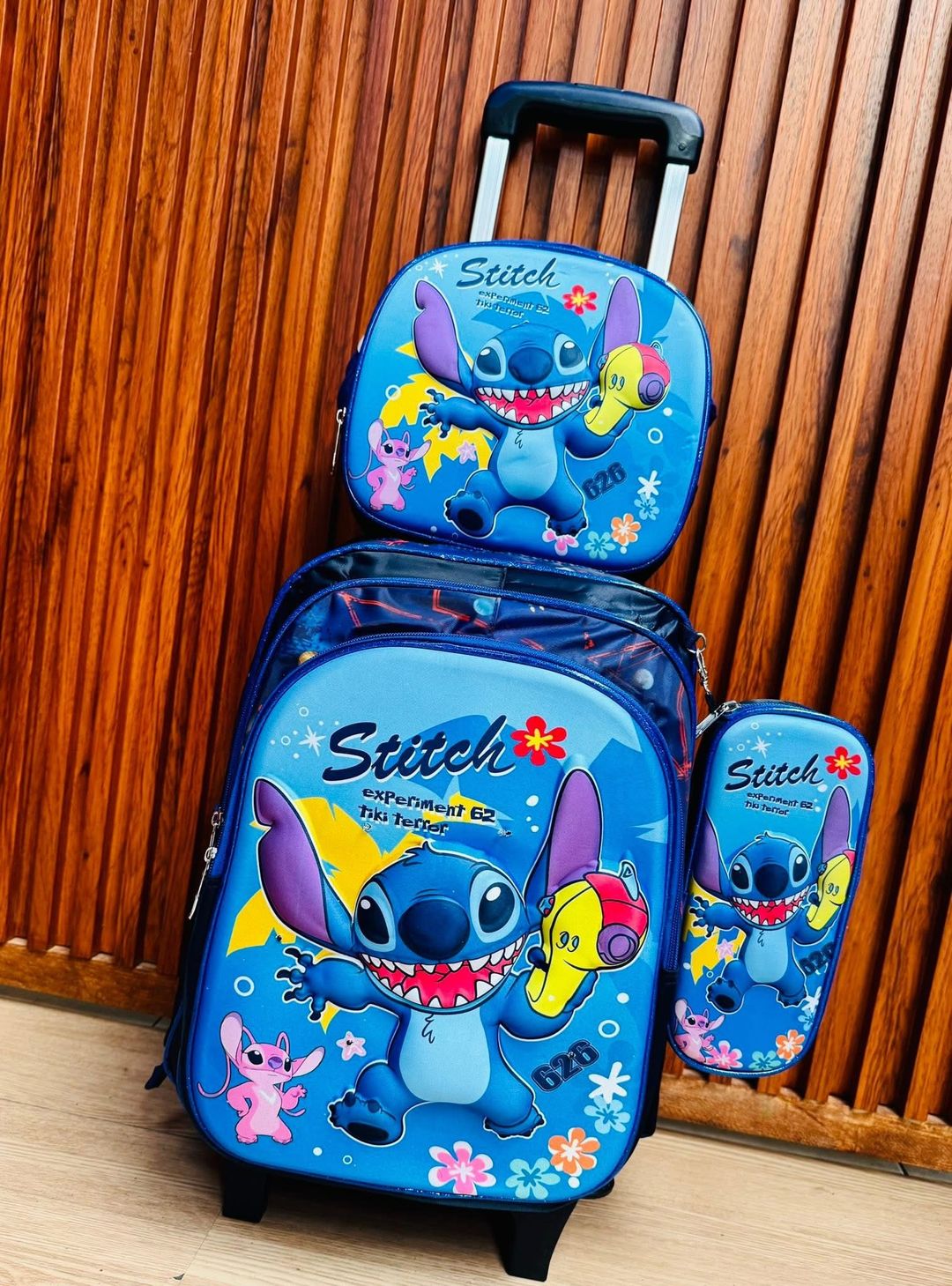 Combo de mochila premium con carrito #3