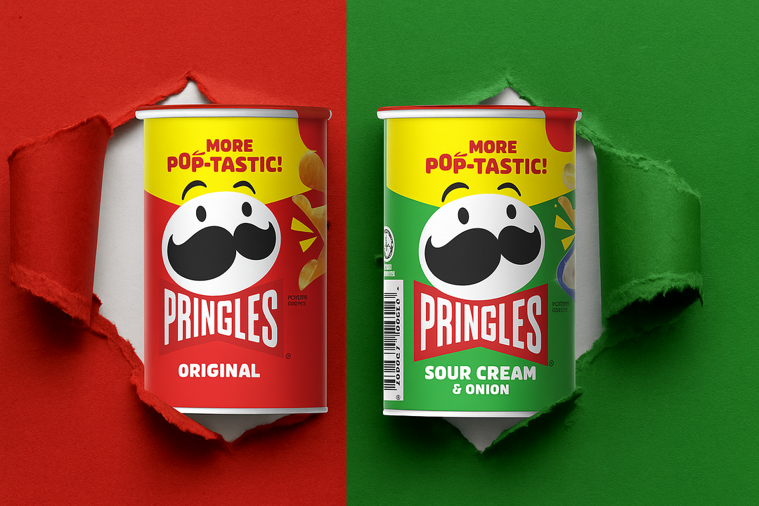 2 PACKS PRINGLES  POP-TASTIC!