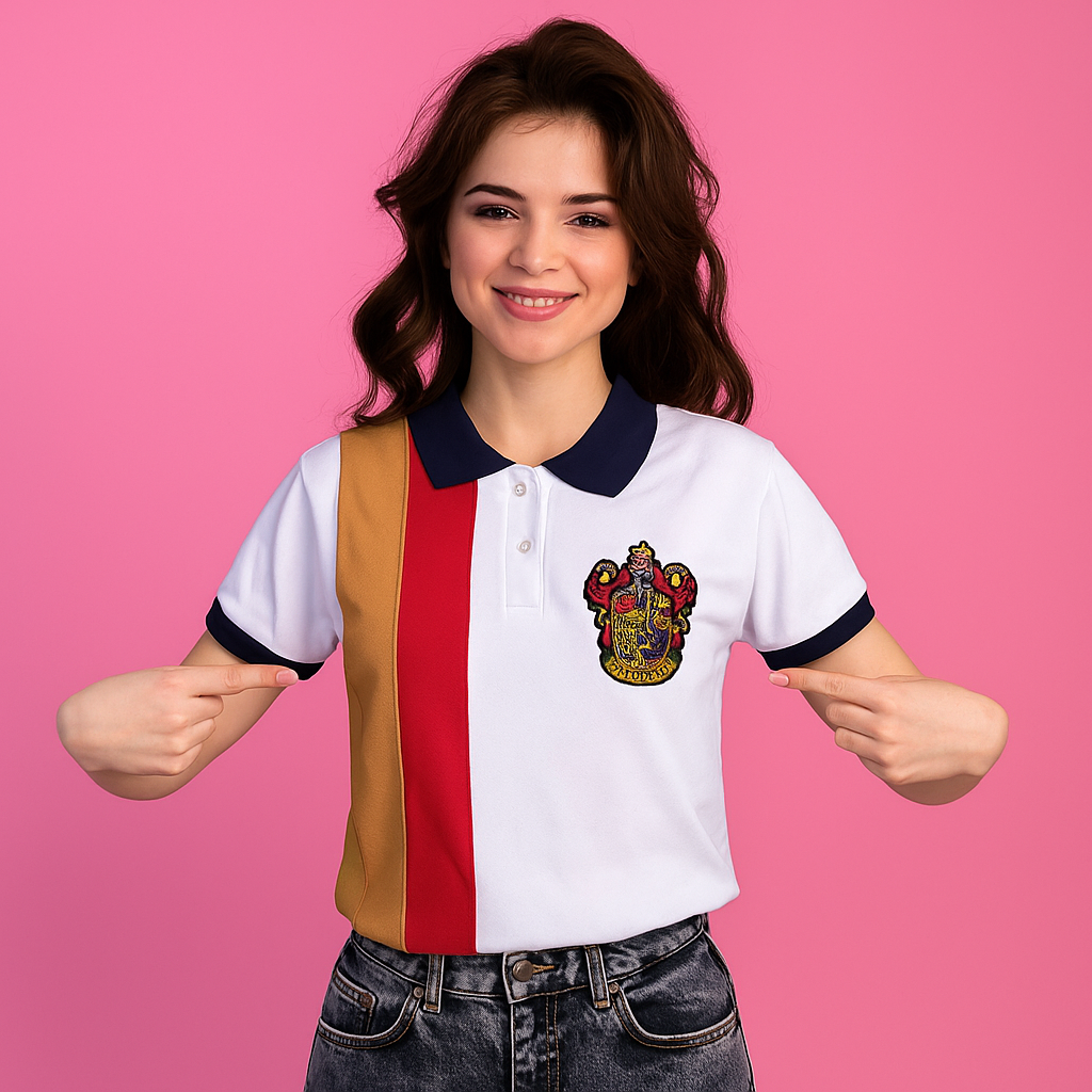 Polera tipo Polo Harry Potter -  Gryffindor Talla S