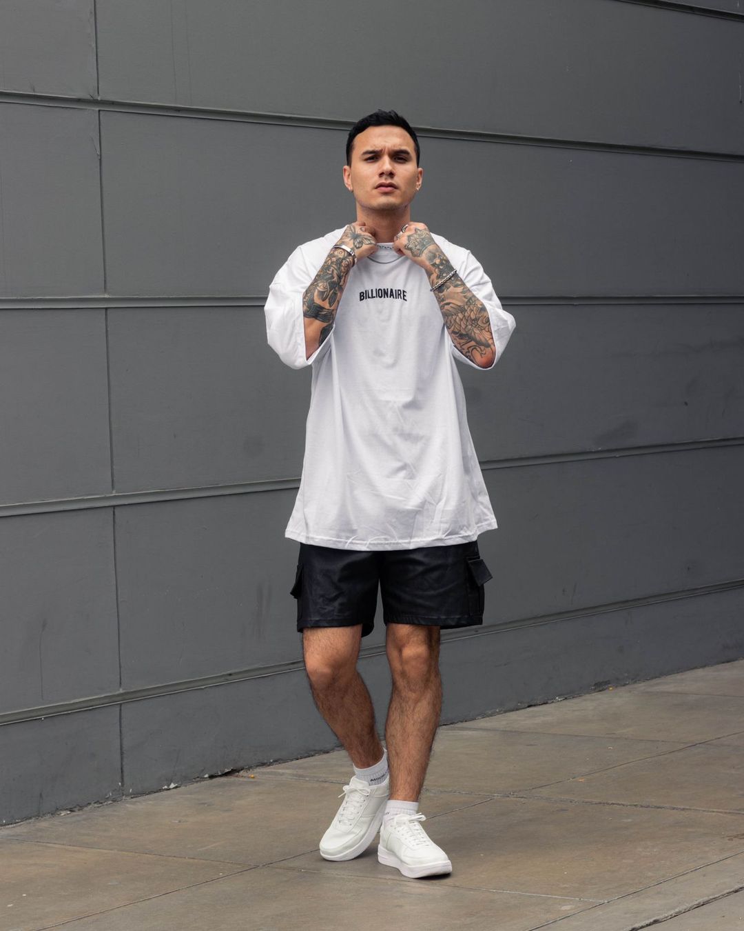 polo oversize billonaire blanco